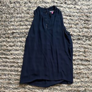 Vince Camuto Elegant Dark Blue Blouse